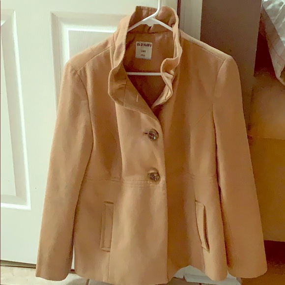 caramel pea coat
